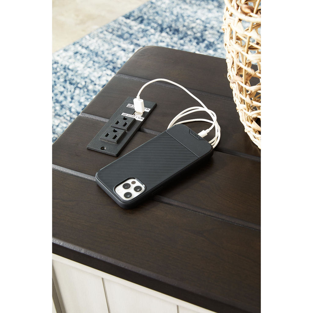 Table d'appoint Darborn Chair - Gris/Marron