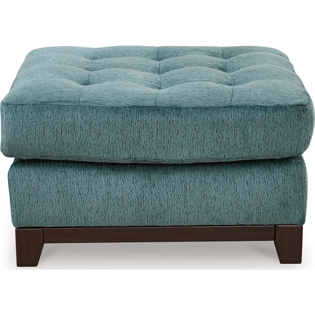 Pouf d'appoint surdimensionné Laylabrook - Bleu sarcelle