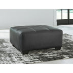 Pouf d'appoint surdimensionné Brixley Pier - Graphite