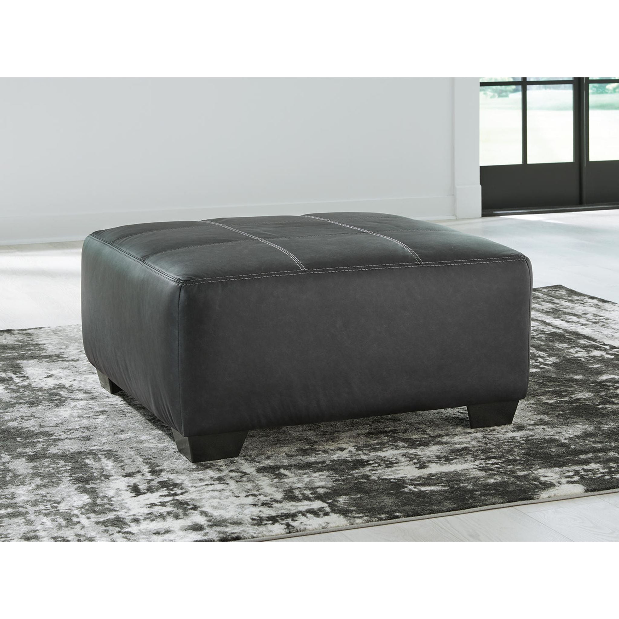 Pouf d'appoint surdimensionné Brixley Pier - Graphite