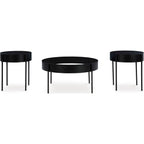 Lot de 3 tables Ardoline - Noires