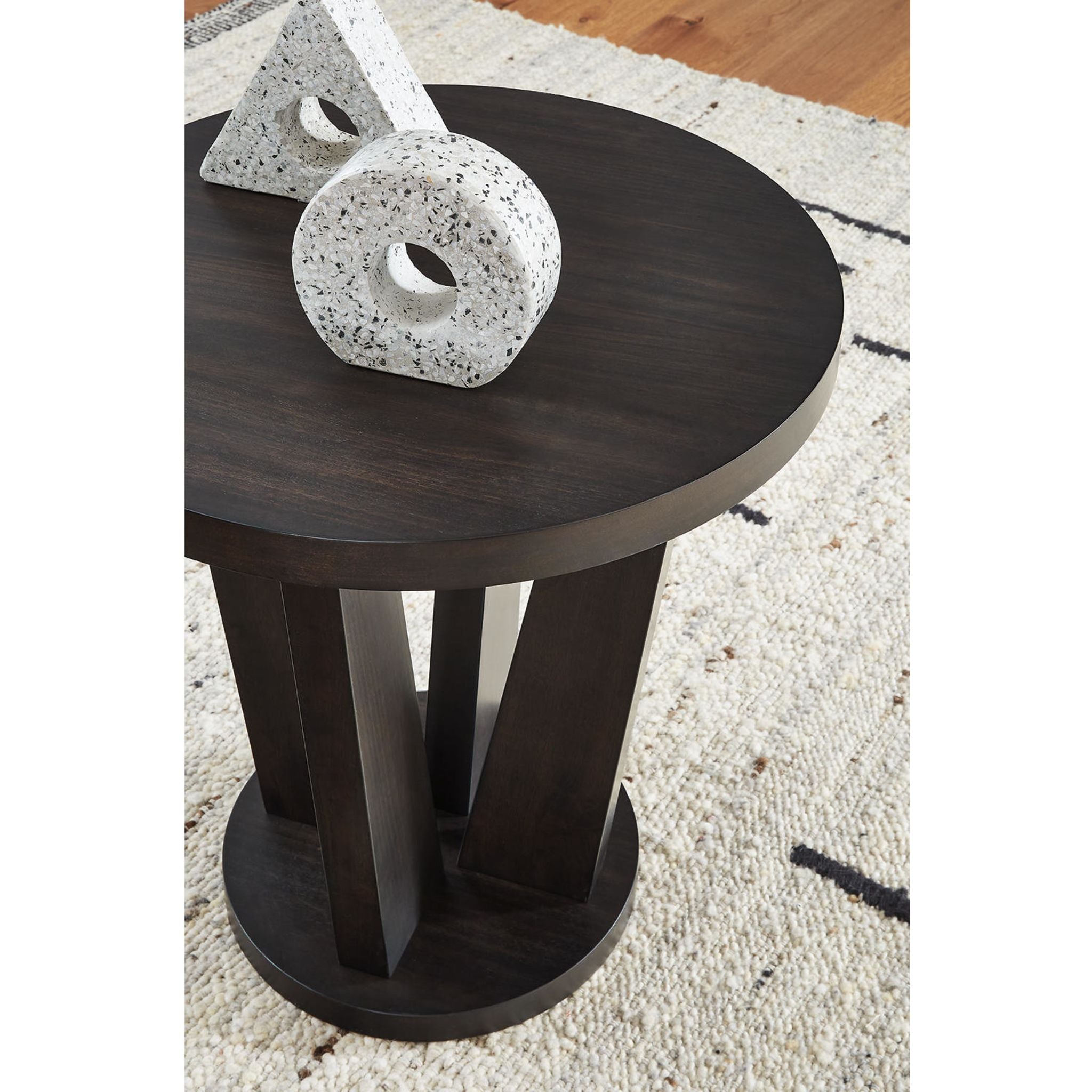 Table d'appoint Chasinfield - Marron foncé