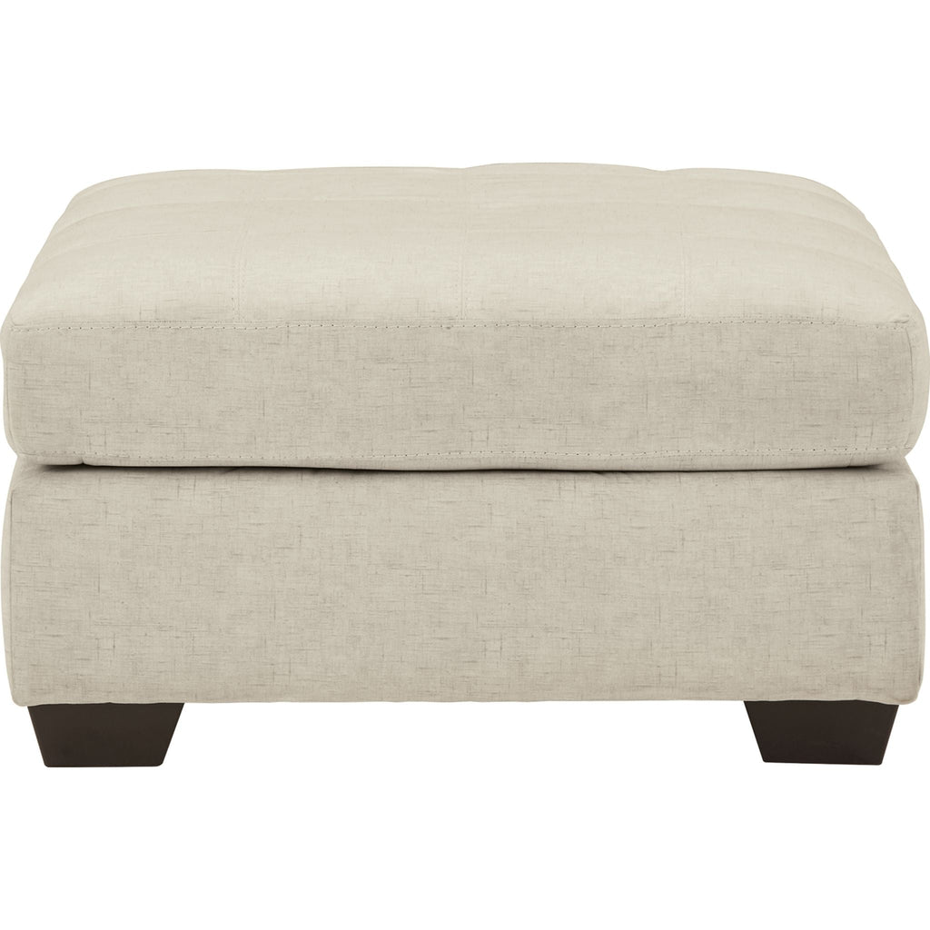 Pouf d'appoint surdimensionné Falkirk - Parchemin