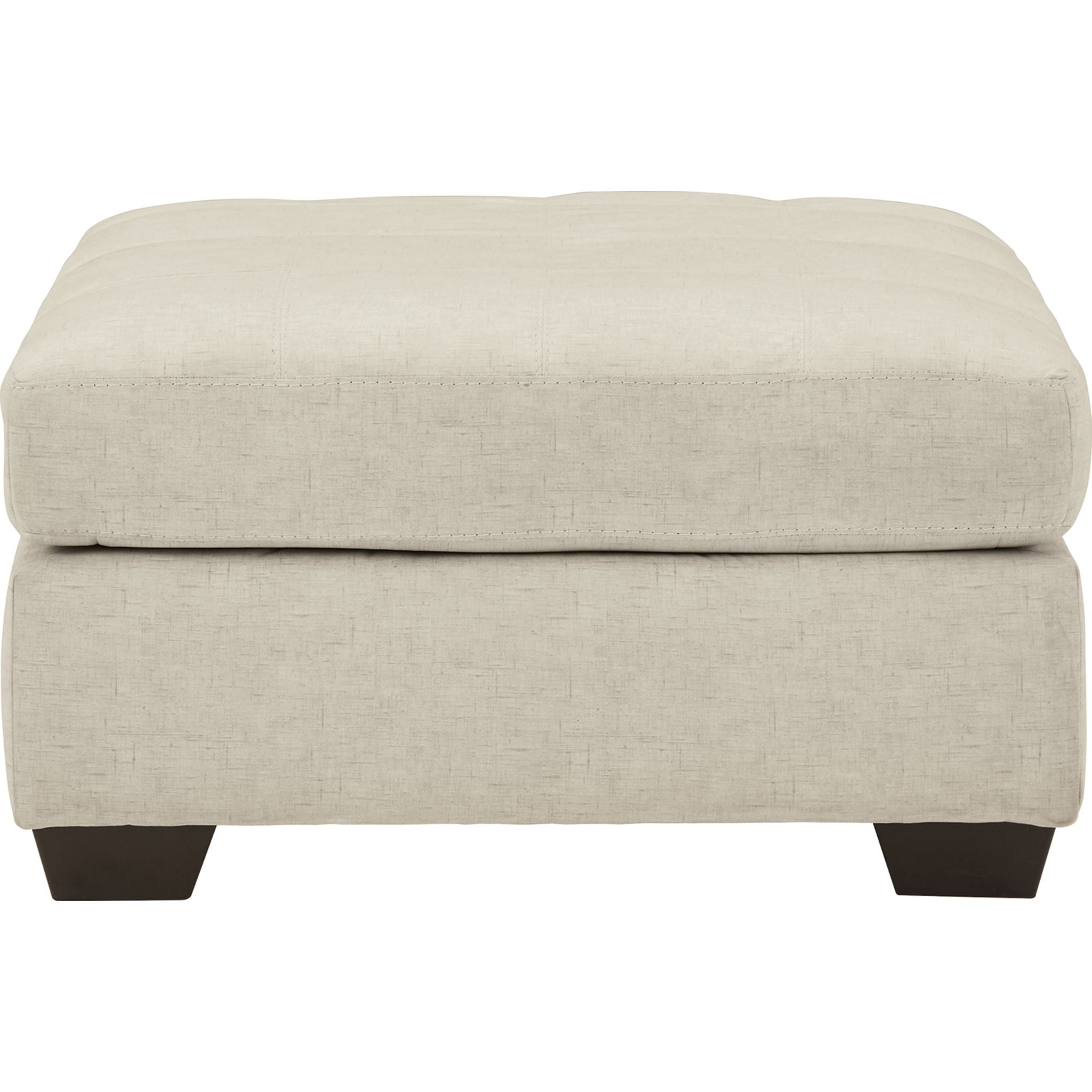 Pouf d'appoint surdimensionné Falkirk - Parchemin