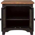 Table d'appoint Kendell - Noir/Marron