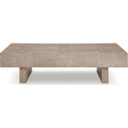 Table basse Jorlaina - Brun gris clair
