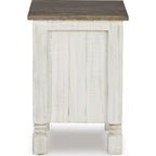 Table d'appoint Havalance - Blanc/Gris