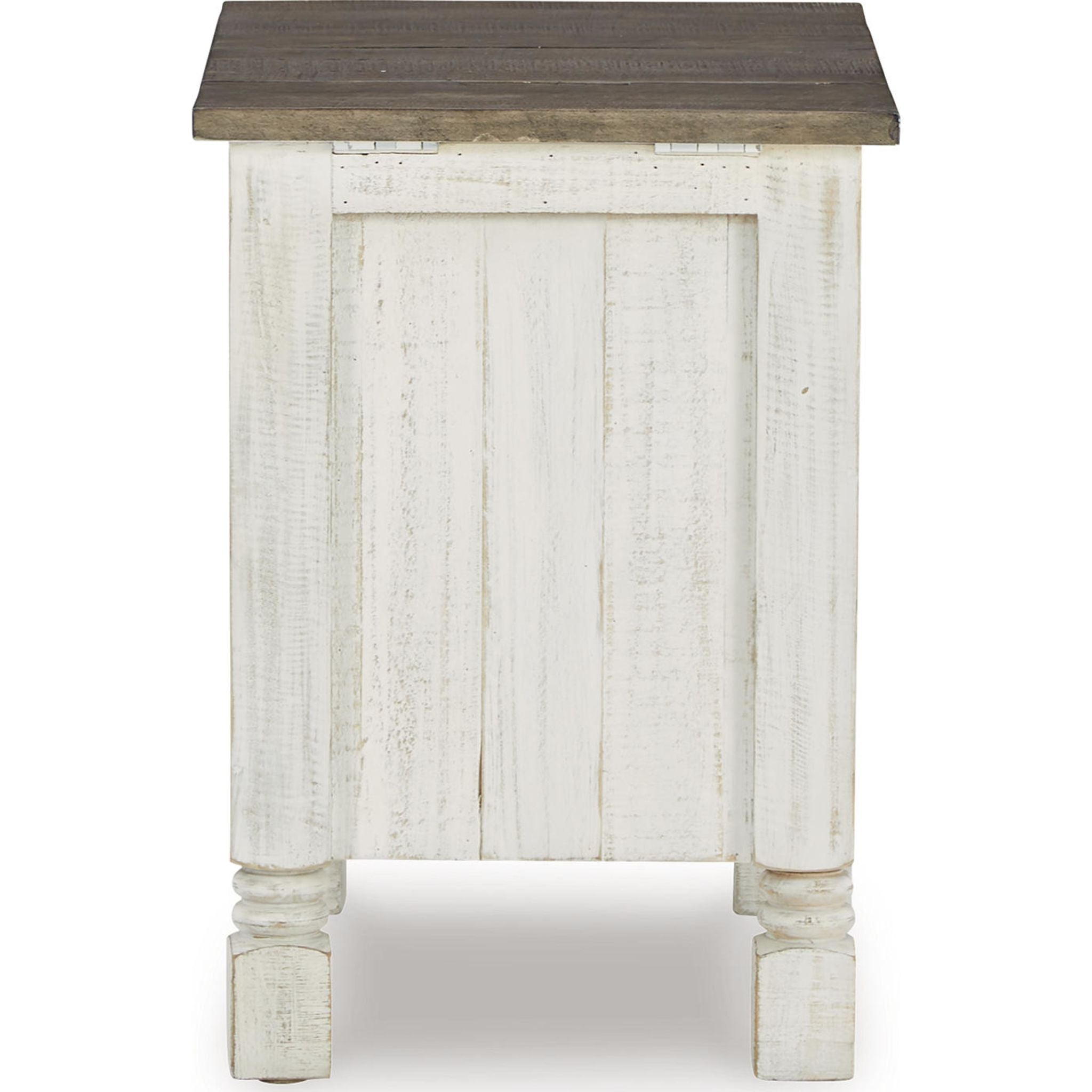 Table d'appoint Havalance - Blanc/Gris