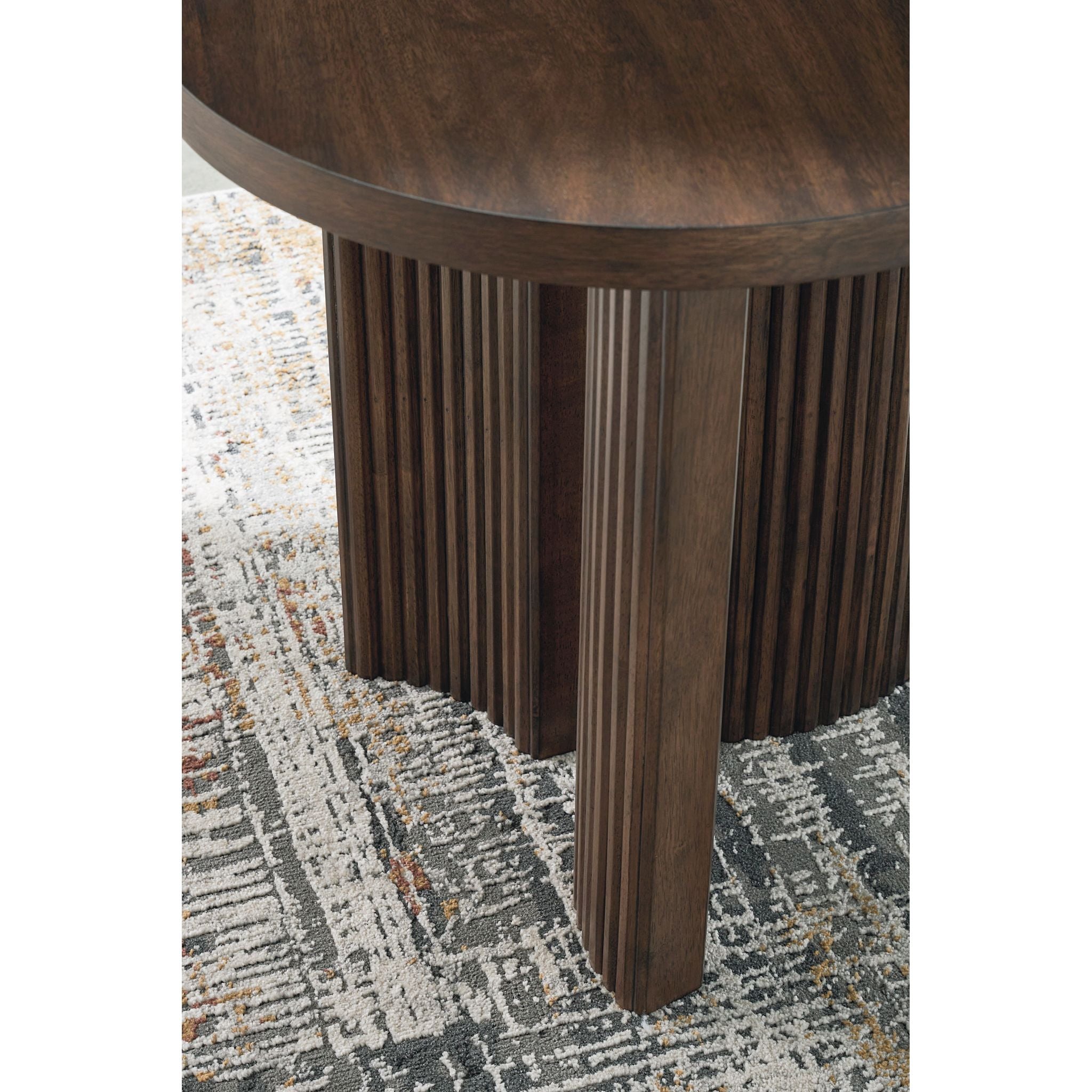 Table d'appoint Korestone - Brun foncé