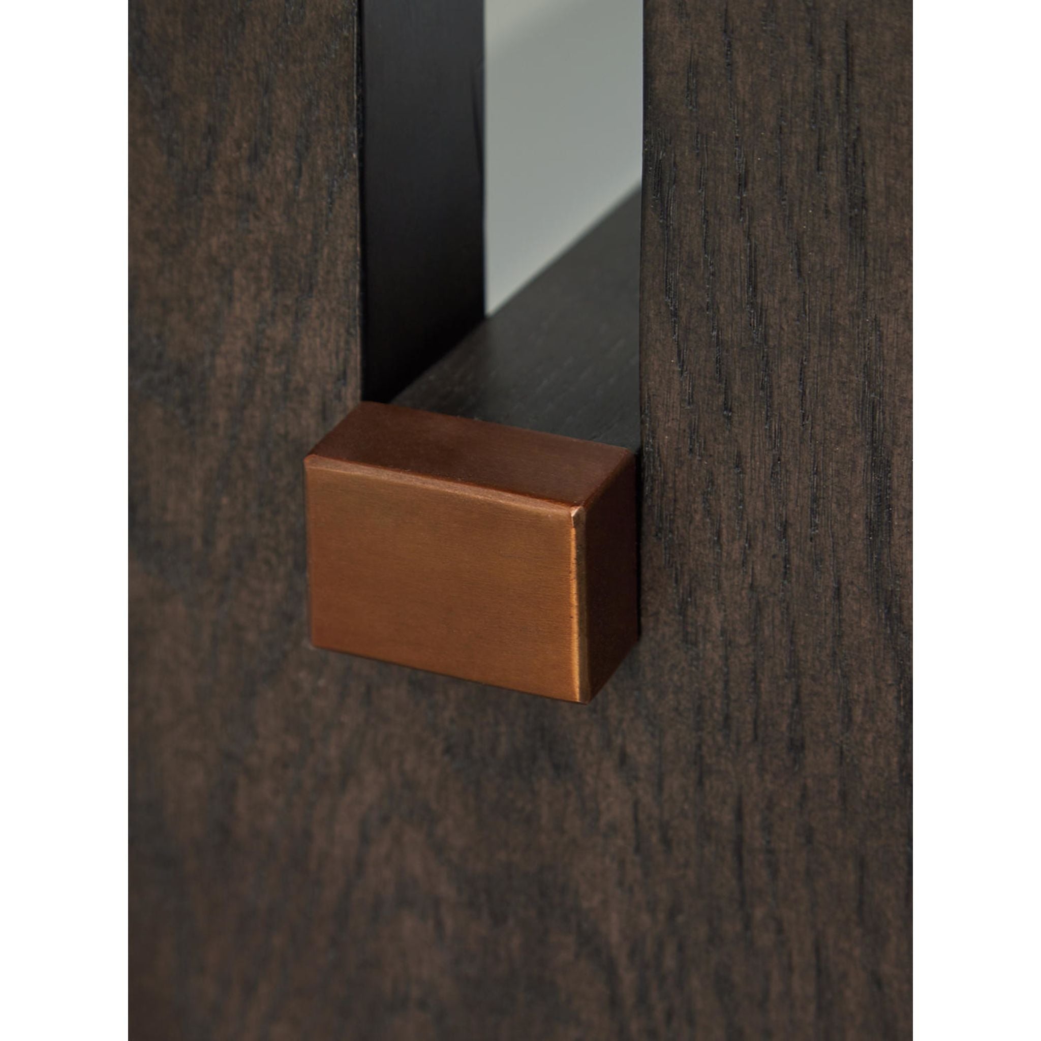 Table basse Burkhaus - Blanc/Marron foncé