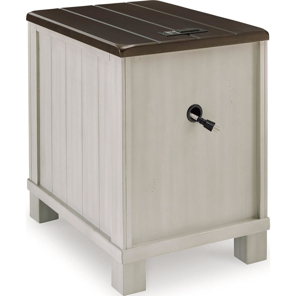 Table d'appoint Darborn Chair - Gris/Marron