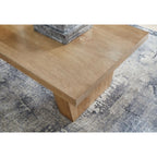 Table basse Kristiland - Marron clair