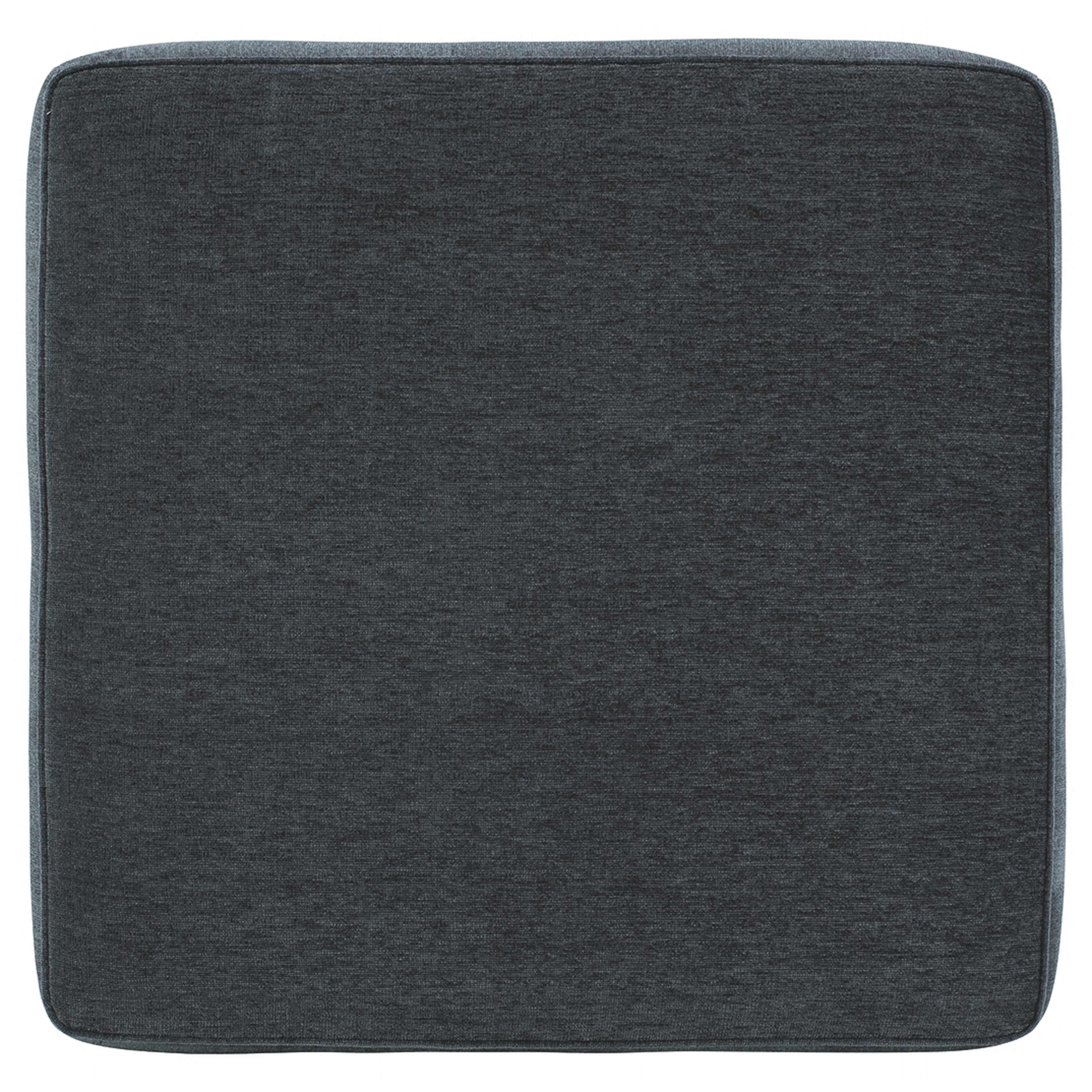 Pouf d'appoint surdimensionné Abinger - Gris fumé