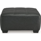 Pouf d'appoint surdimensionné Brixley Pier - Graphite