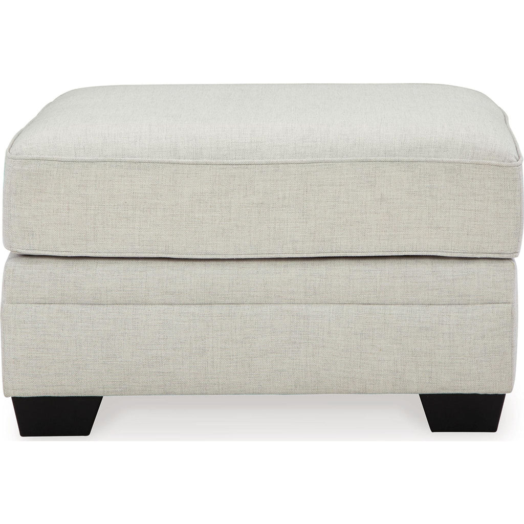 Pouf d'appoint surdimensionné Huntsworth - Gris tourterelle