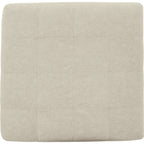 Pouf d'appoint surdimensionné Falkirk - Parchemin