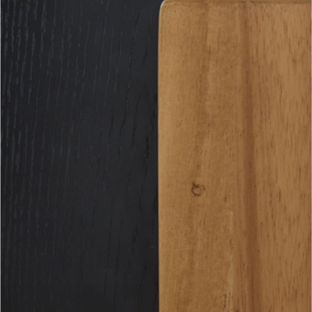 Lot de 2 tables Breenmore - Noir/Naturel