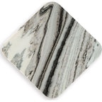 Table d'appoint Baretton - Noir/Blanc/Taupe