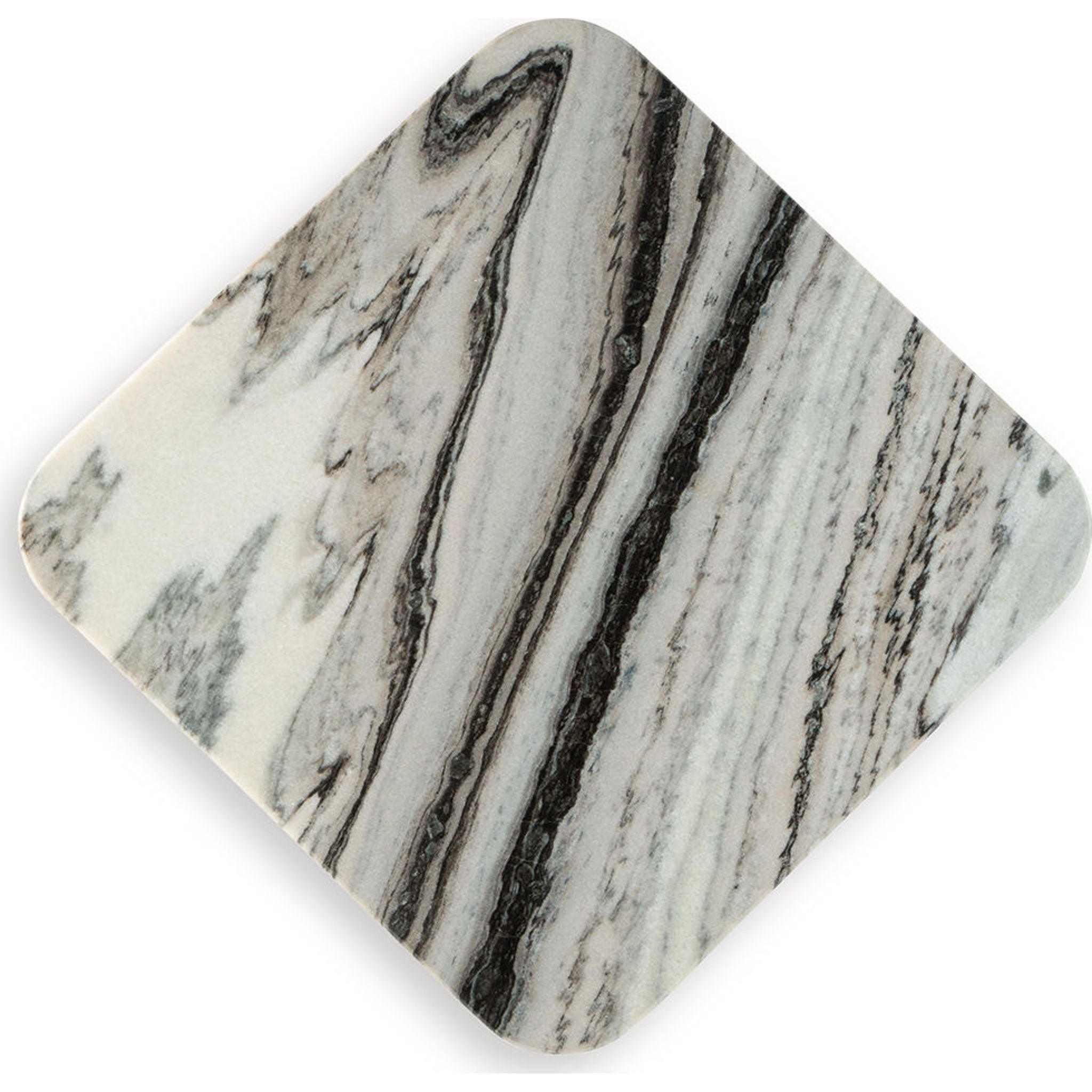 Table d'appoint Baretton - Noir/Blanc/Taupe