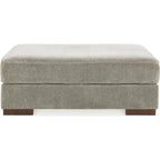 Pouf d'appoint surdimensionné Bayless - Gris fumé