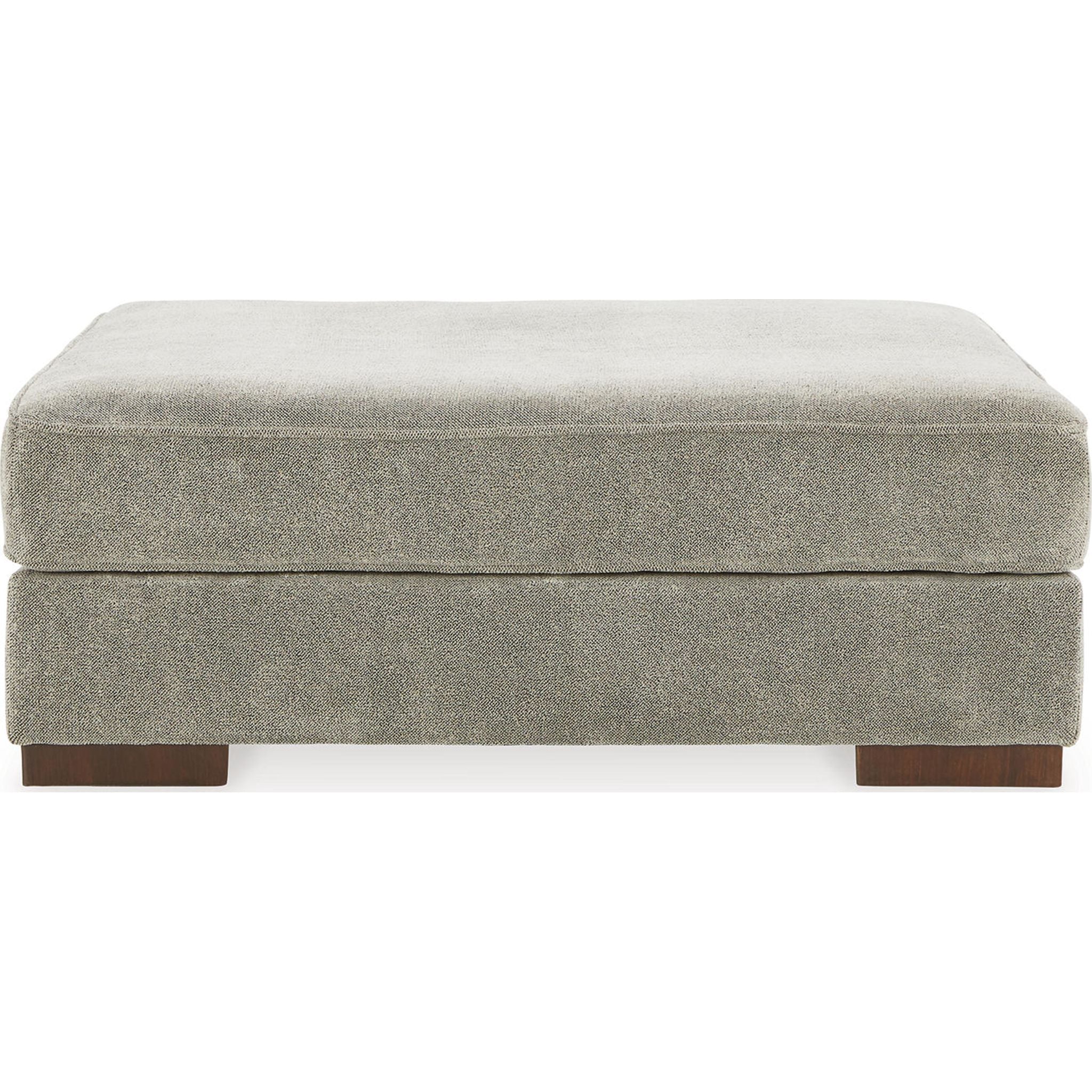 Pouf d'appoint surdimensionné Bayless - Gris fumé