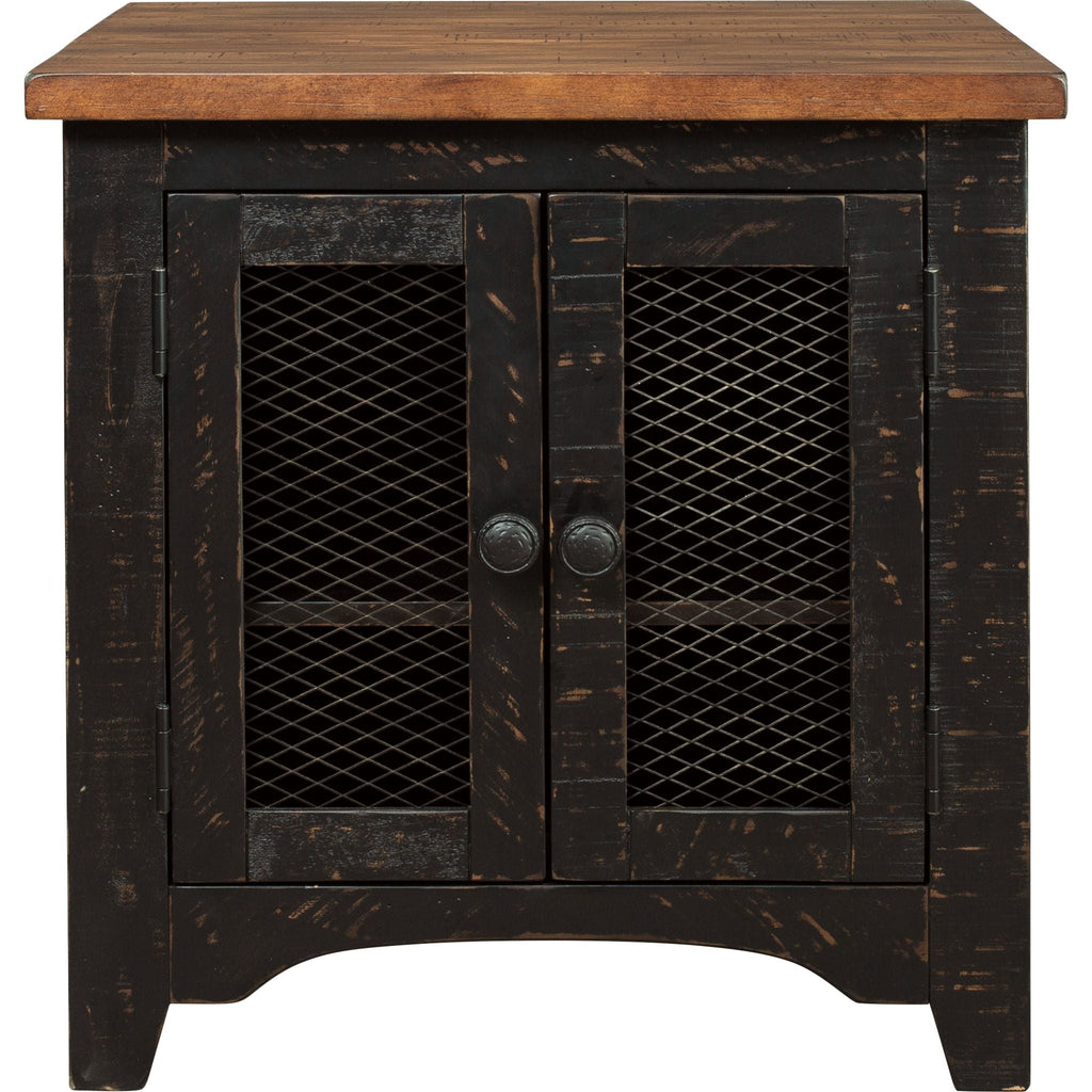 Table d'appoint Kendell - Noir/Marron