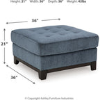 Pouf d'appoint surdimensionné Maxon Place