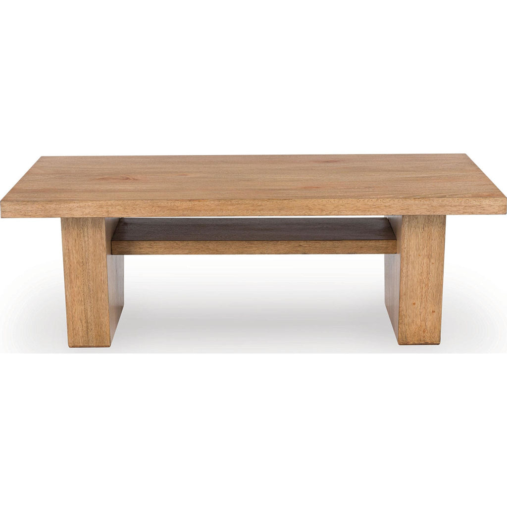 Table basse Kristiland - Marron clair