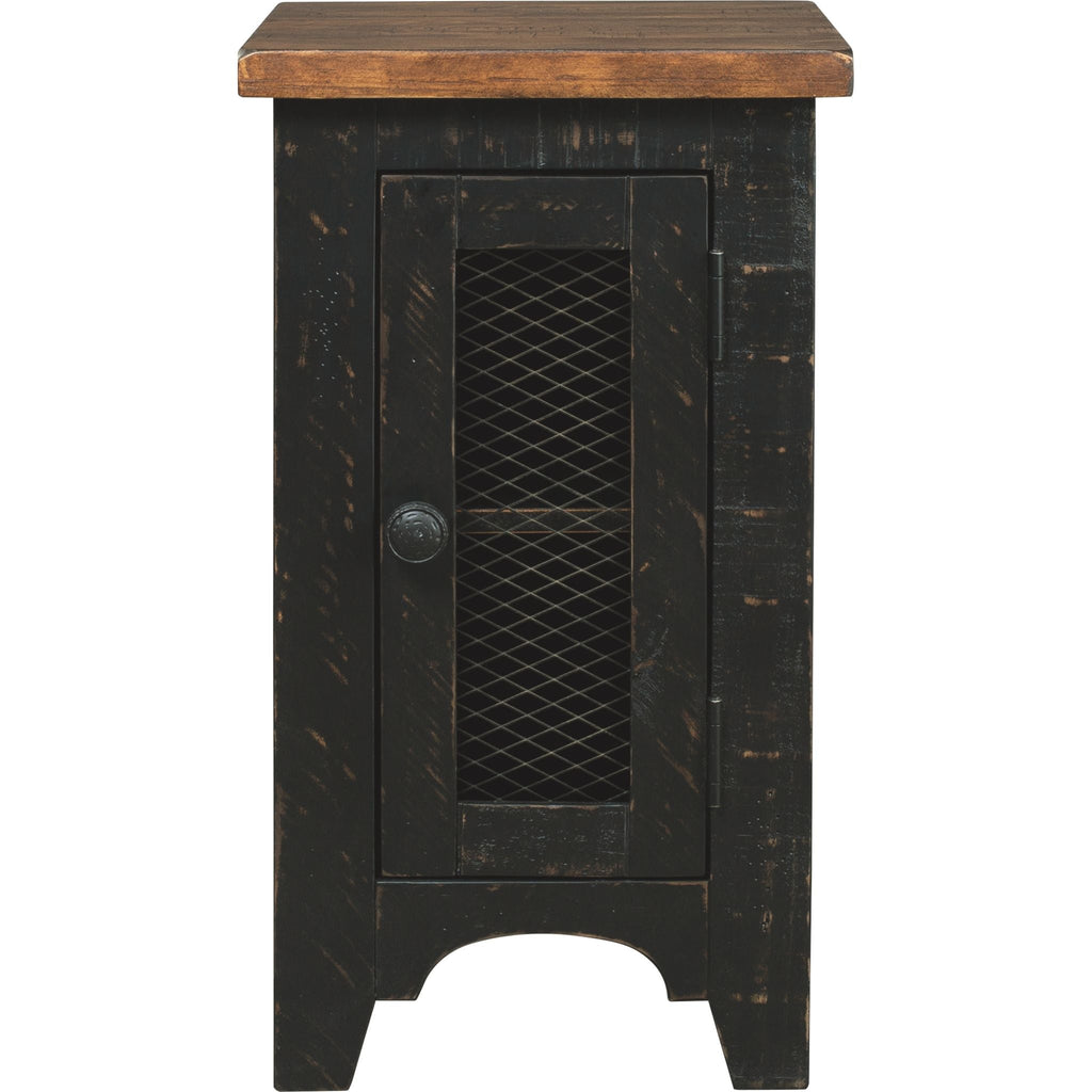 Table d'appoint Kendell Chair - Noir/Marron