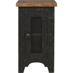 Table d'appoint Kendell Chair - Noir/Marron