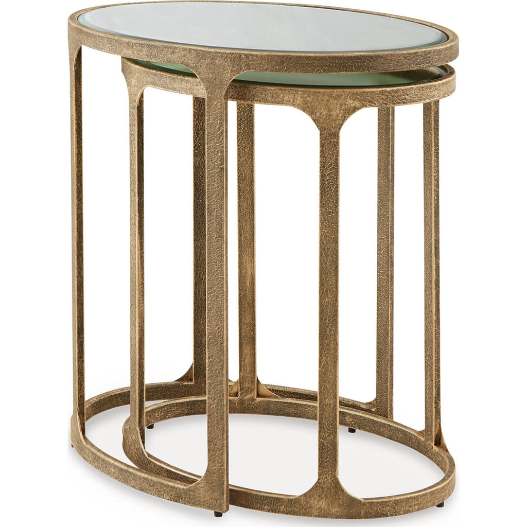 Table d'appoint Irmaleigh (lot de 2) - Noir antique