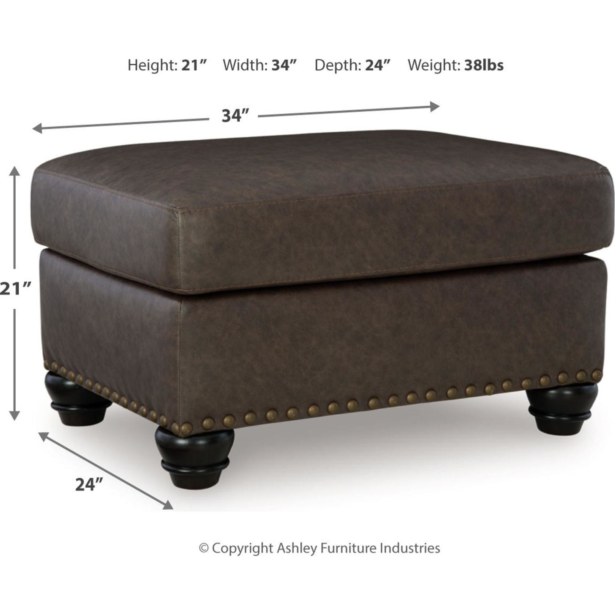 Pouf Roxmere - Ombre