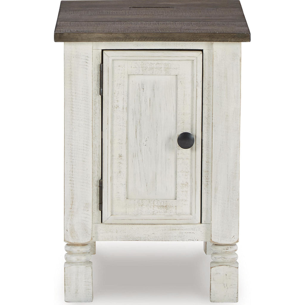 Table d'appoint Havalance - Blanc/Gris