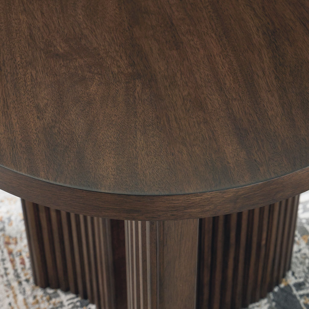 Table d'appoint Korestone - Brun foncé