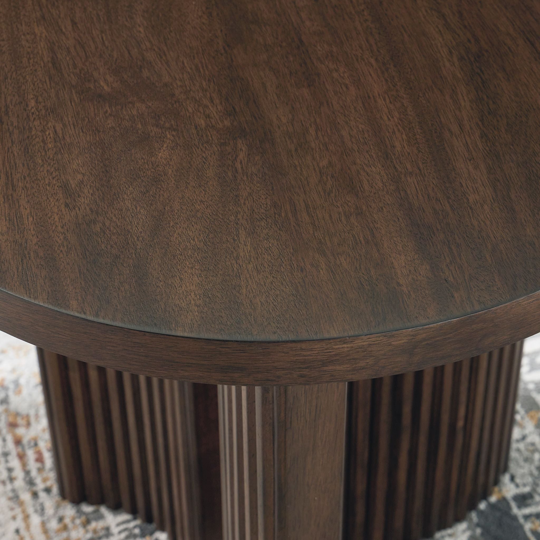 Table d'appoint Korestone - Brun foncé