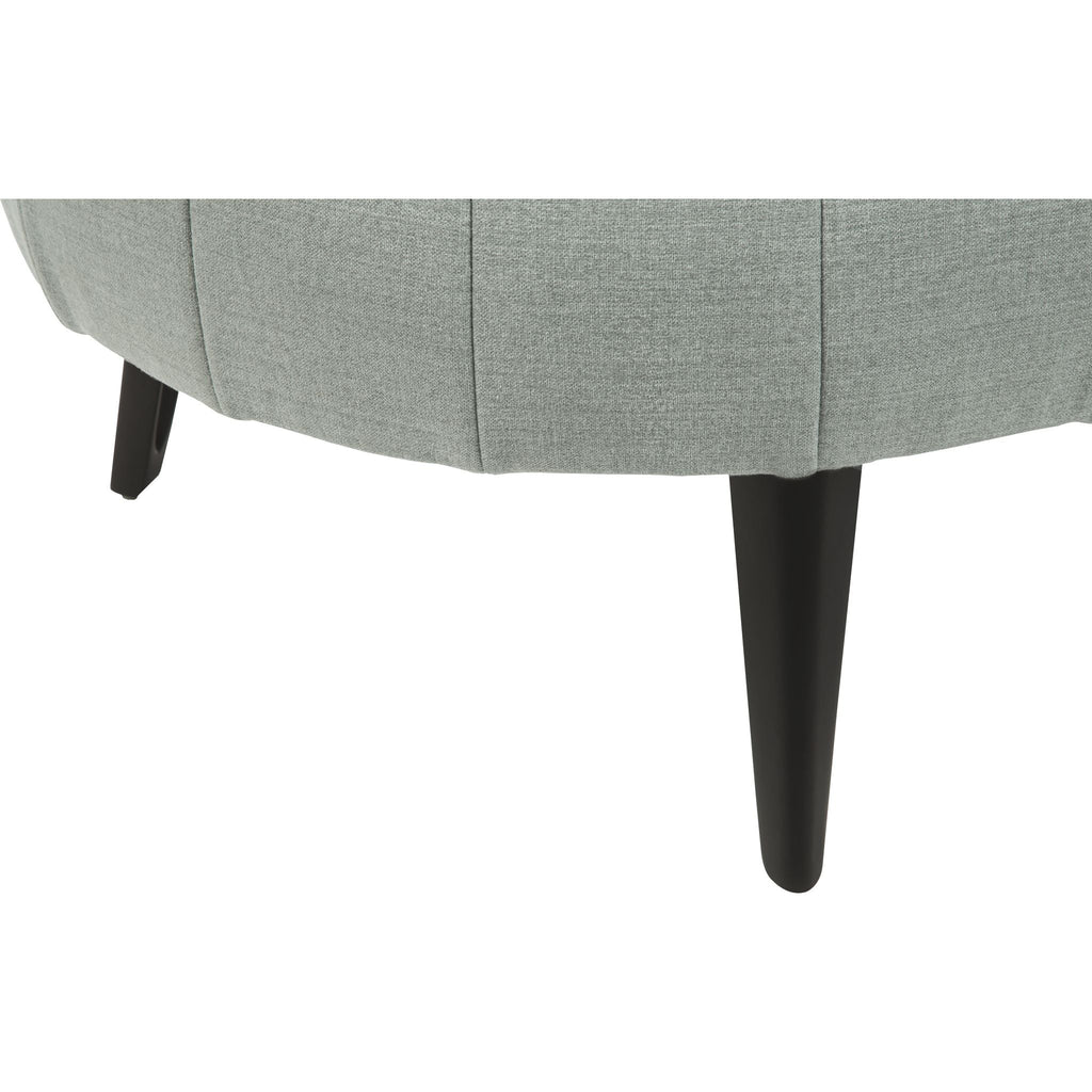 Pouf d'appoint surdimensionné Hollyann - Gris