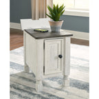 Table d'appoint Havalance - Blanc/Gris