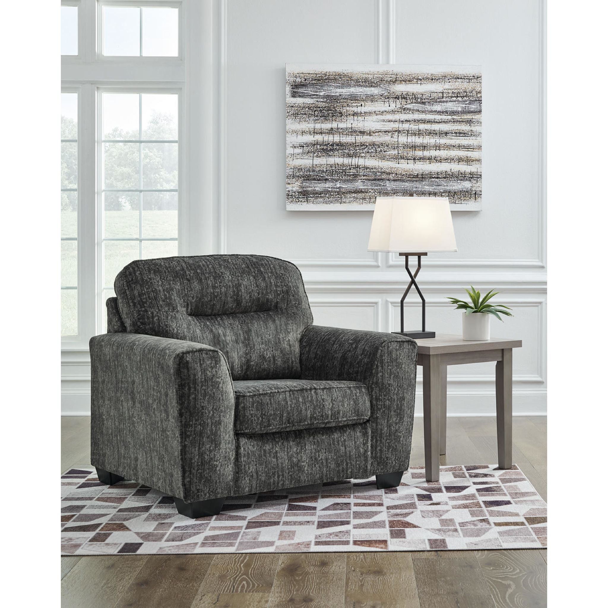 Fauteuil Lonoke une place et demie - Gris anthracite