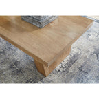 Table basse Kristiland - Marron clair