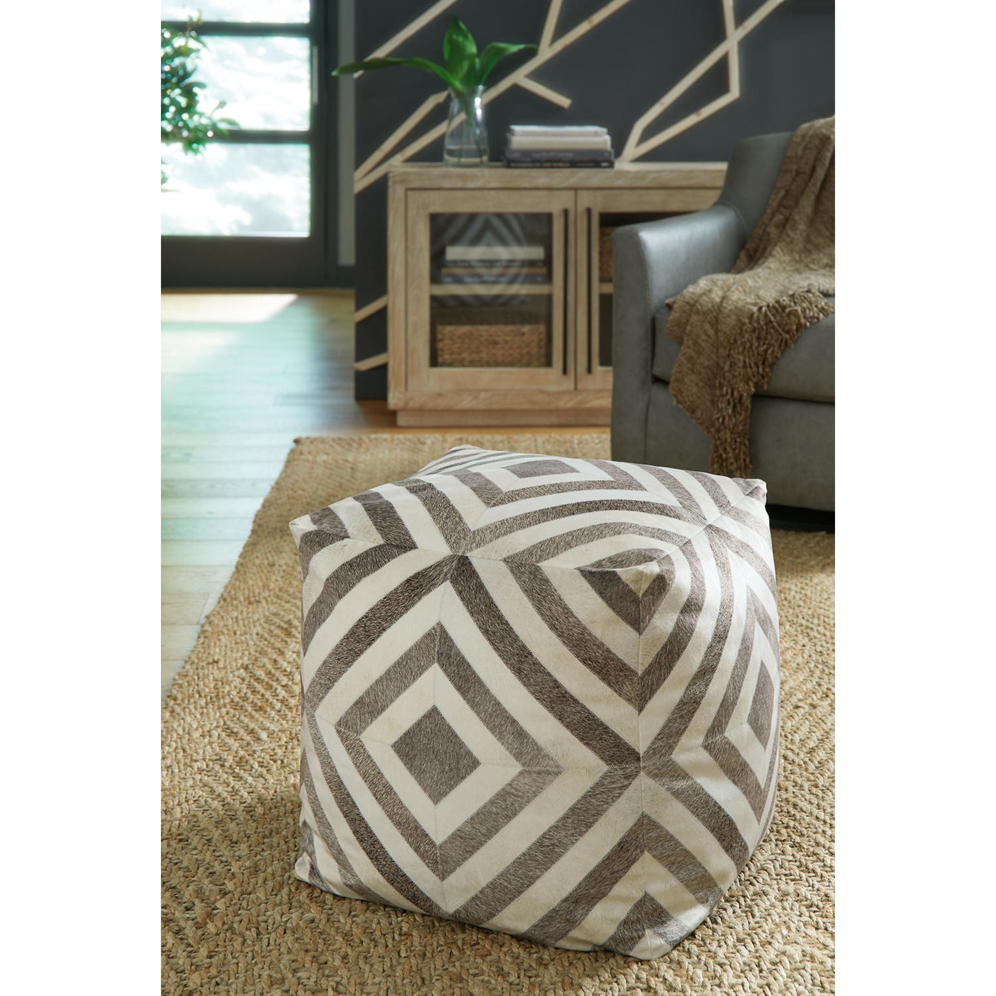 Pouf Hartselle - Marron