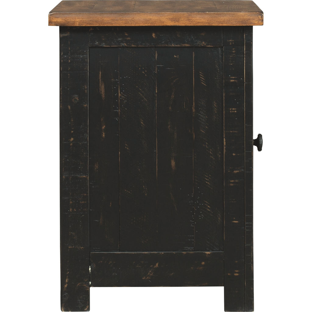 Table d'appoint Kendell Chair - Noir/Marron