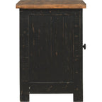 Table d'appoint Kendell Chair - Noir/Marron