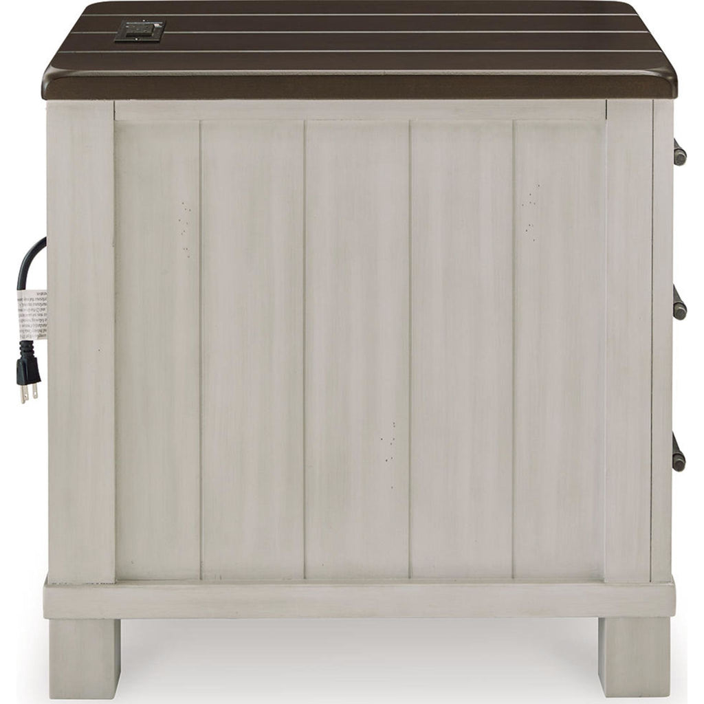 Table d'appoint Darborn Chair - Gris/Marron