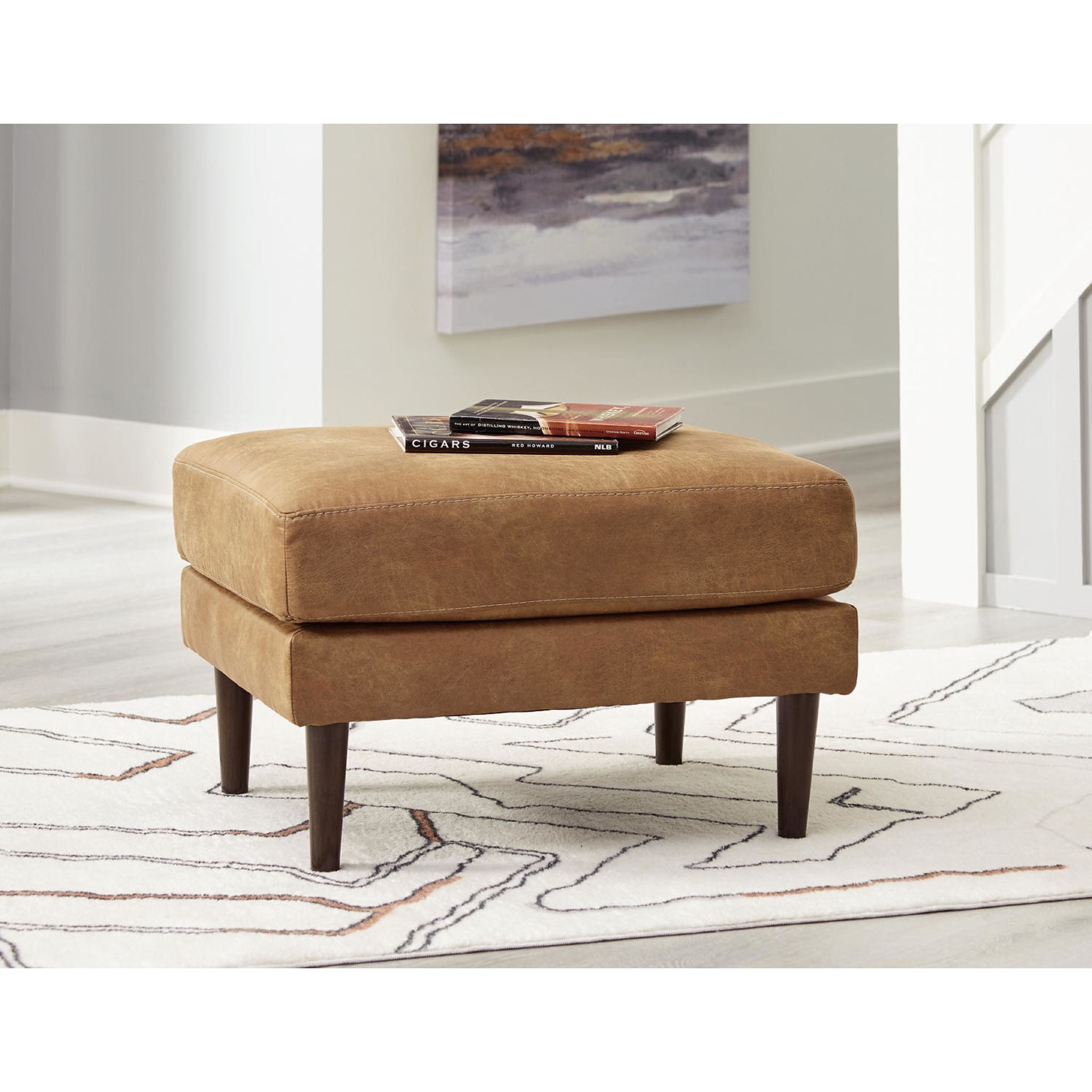 Telora Ottoman - Caramel