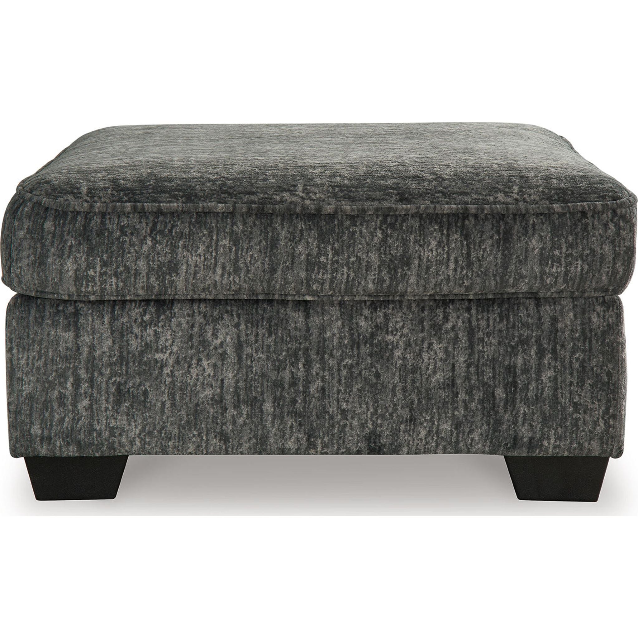 Pouf d'appoint surdimensionné Lonoke - Gris anthracite