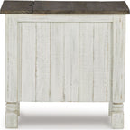 Table d'appoint Havalance - Blanc/Gris