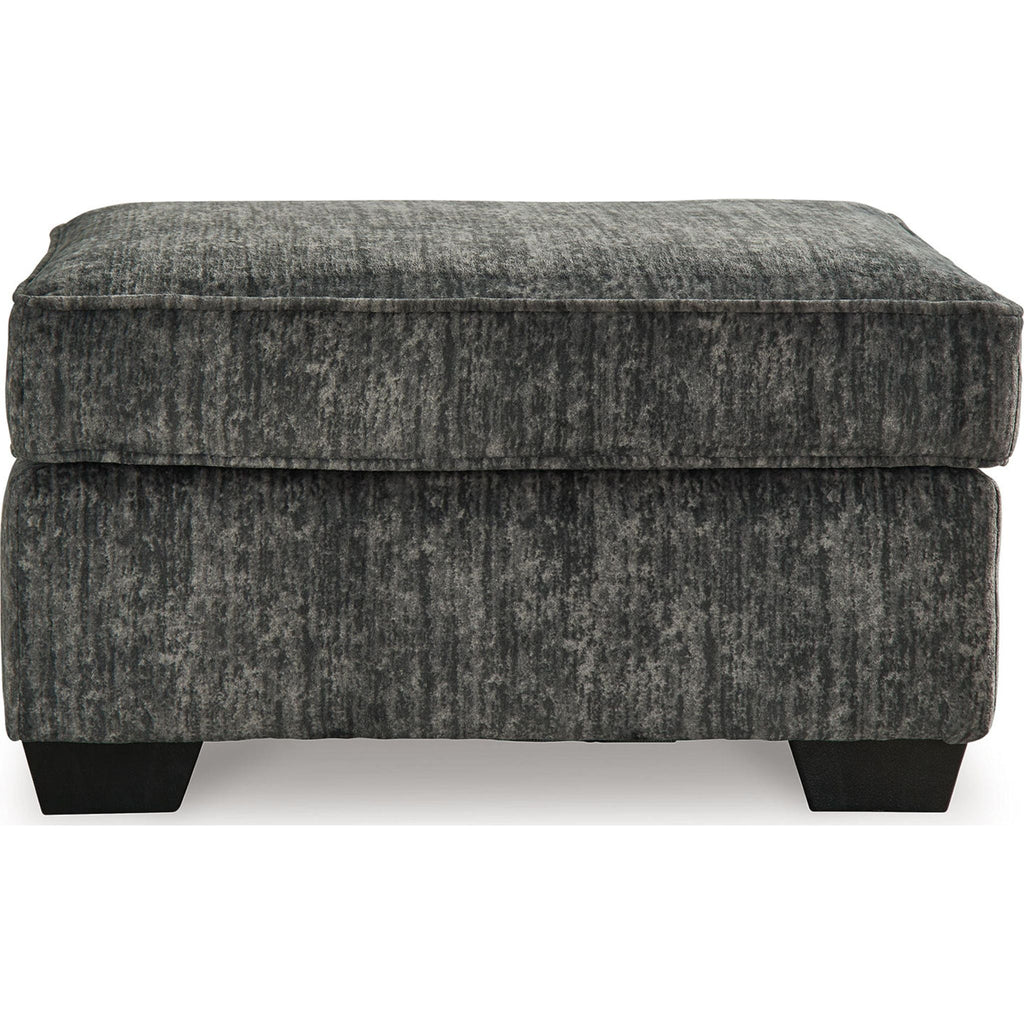 Pouf Lonoke - Gris anthracite