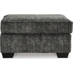 Pouf Lonoke - Gris anthracite
