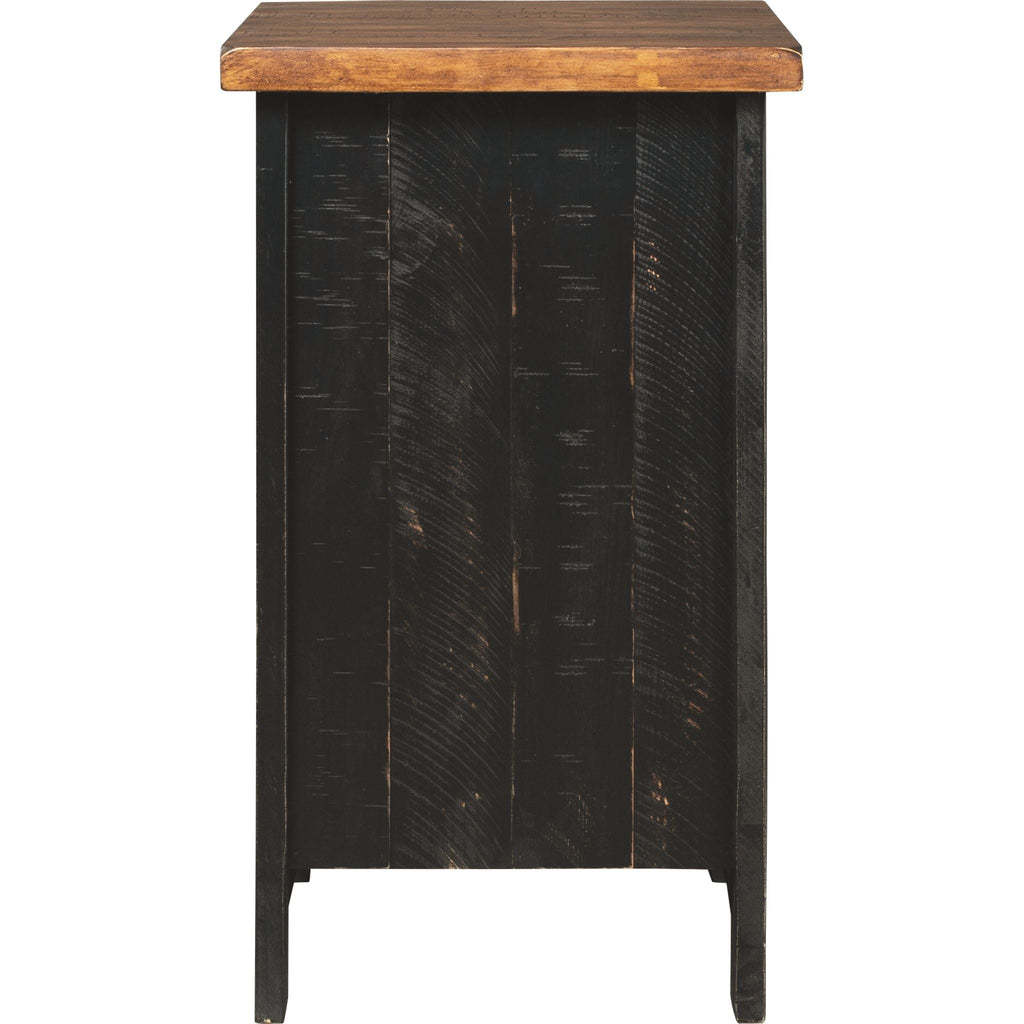 Table d'appoint Kendell Chair - Noir/Marron