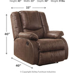 Fauteuil inclinable Bladewood Wall Hugger - Café